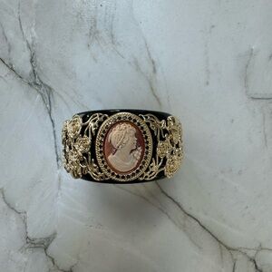 Cameo Bangle Bracelet